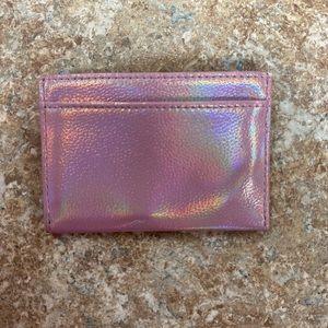 UO Iridescent card holder